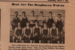 1945 Deephaven High School Basketball Team