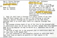 Heathcote 1953 ordinance